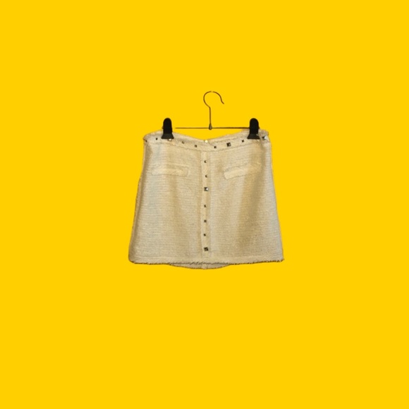 Zara Dresses & Skirts - 🟠 ZARA 🟠 cotton tweed mini skirt